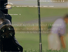 Tablet Screenshot of golfdecrabtree.com